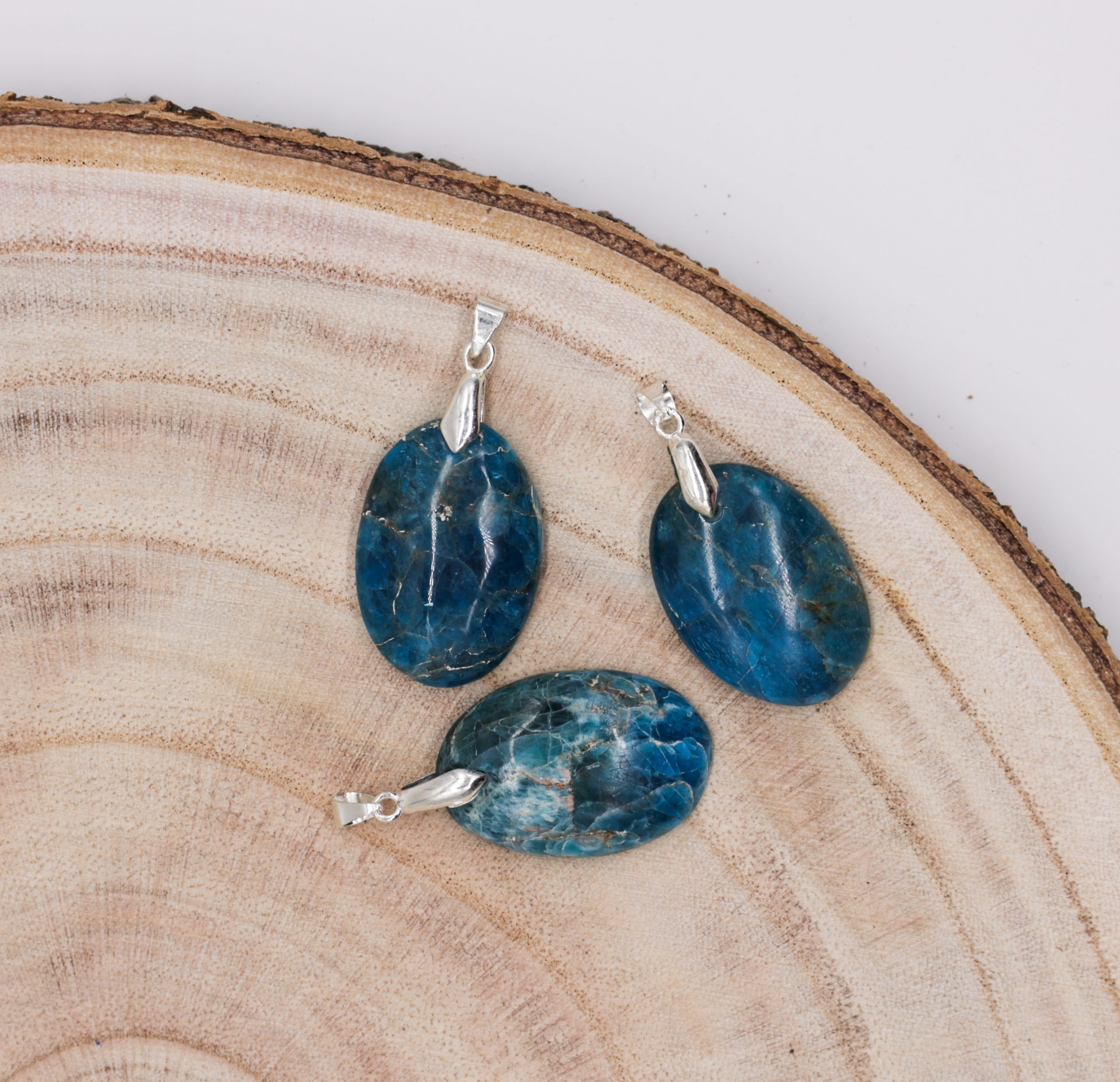 Pendentif Pierre Apatite bleue – Image 2