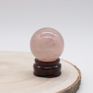 Pierre Quartz Rose Sphère 1 - Pièce unique