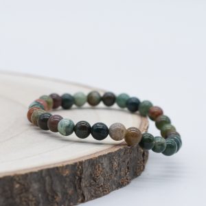Bracelet Pierre Agate indienne 6mm
