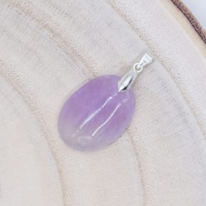 Pendentif Pierre Améthyste oval