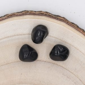 Pierre naturelle roulée Onyx noire