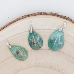 Pendentif Pierre Amazonite goutte