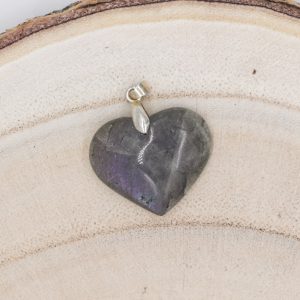 Pendentif Labradorite forme coeur