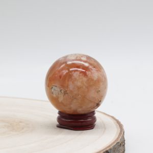 Sphère Agate fleur 1 - Pièce unique