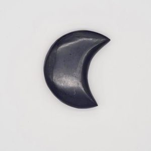 Pierre Tourmaline noire forme lune