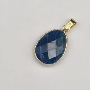 Pendentif Apatite couleur dorée